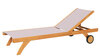Traditional Teak KATE lounger / ligbed (Taupe)
