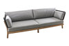 Traditional Teak MARCELLA Loungebank 3-zits