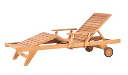 Traditional Teak LEAH lounger / ligbed