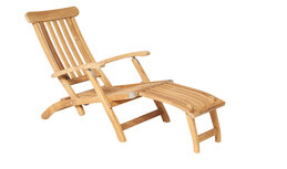 Traditional Teak VICTORIA deckchair / ligstoel