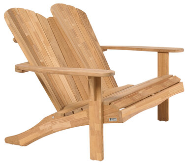 Traditional Teak SIENNA beachchair 2-zitter (mosaic-teak)