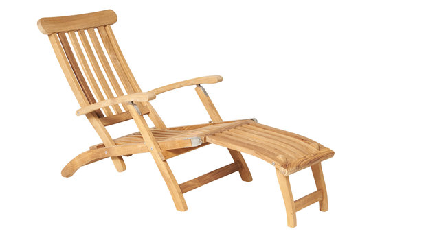 Traditional Teak VICTORIA deckchair / ligstoel