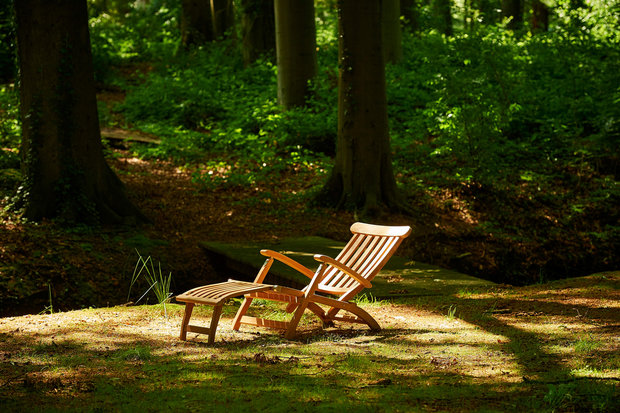 Traditional Teak VICTORIA deckchair / ligstoel