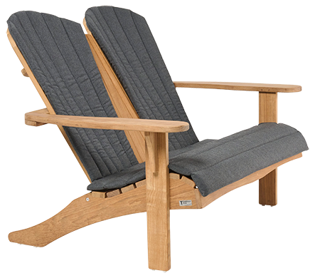 Traditional Teak SIENNA beachchair 2-zitter (mosaic-teak)