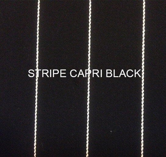 Stof Stripe Capri black
