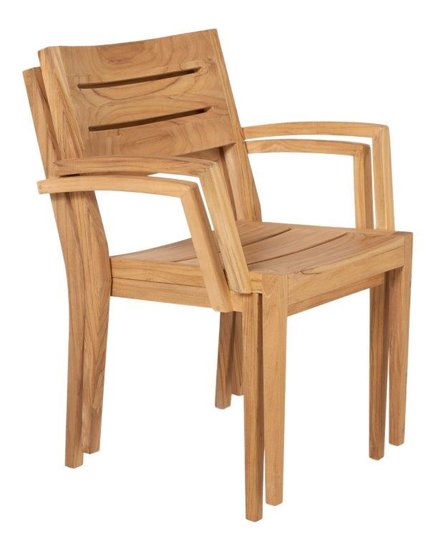Traditional Teak GRACE stacking chair / stapelstoel
