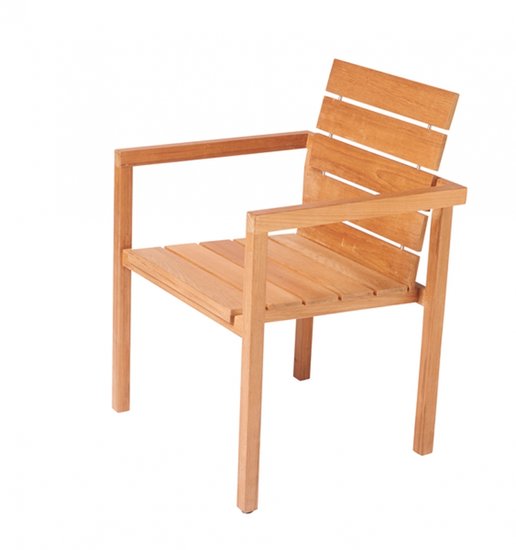 Traditional Teak MAXIMA stacking chair / stapelstoel