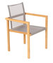 Traditional Teak NOAH stacking chair / stapelstoel (taupe)