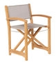 Traditional Teak KATE director chair (taupe)