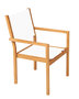 Traditional Teak KATE stacking chair / stapelstoel (wit)